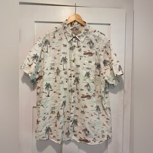 Tricots St Raphael “Florida” Button Up Short Sleeve Shirt